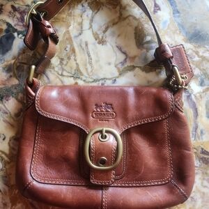 Coach Soho Leather Flap Shoulder Bag
